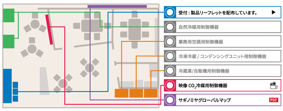 「Chillventa 2022」展示会コーナー図